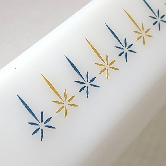 Vintage Anchor Hocking Fire King Candle Glow Casserole Dish Pan 1 Qt #441 - Picture 6 of 8